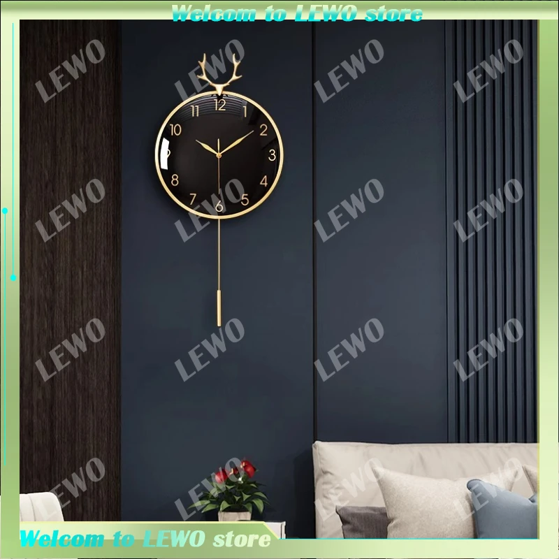 

Bedroom Wall Clocks Nordic Style Big Size Silent Wall Clock Gold Black Horloge Murale Design Moderne Home Decoration Accessories