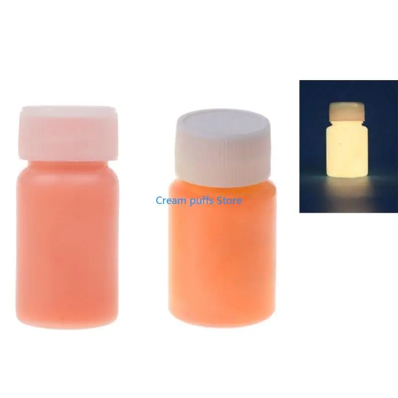 

50LE 8 Colors Luminous Pigment Paint Luminous Paint Non-toxic and Skin-safe and Long-lasting Suitable for Epoxy Paint