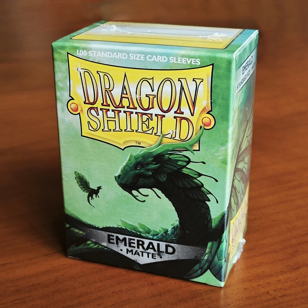 Dragon Shield Matte White/Magenta/Gold/Emerald/Crimson/Purple Card Sleeves(66x91mm), Suitable for TCG Game Cards Protection