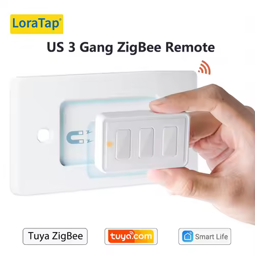 LoraTap ZigBee 3.0 Wireless 14 EU US Push Button Remote Tuya Scene Automation Control Switch Smart Life App Hub Need - Image 12
