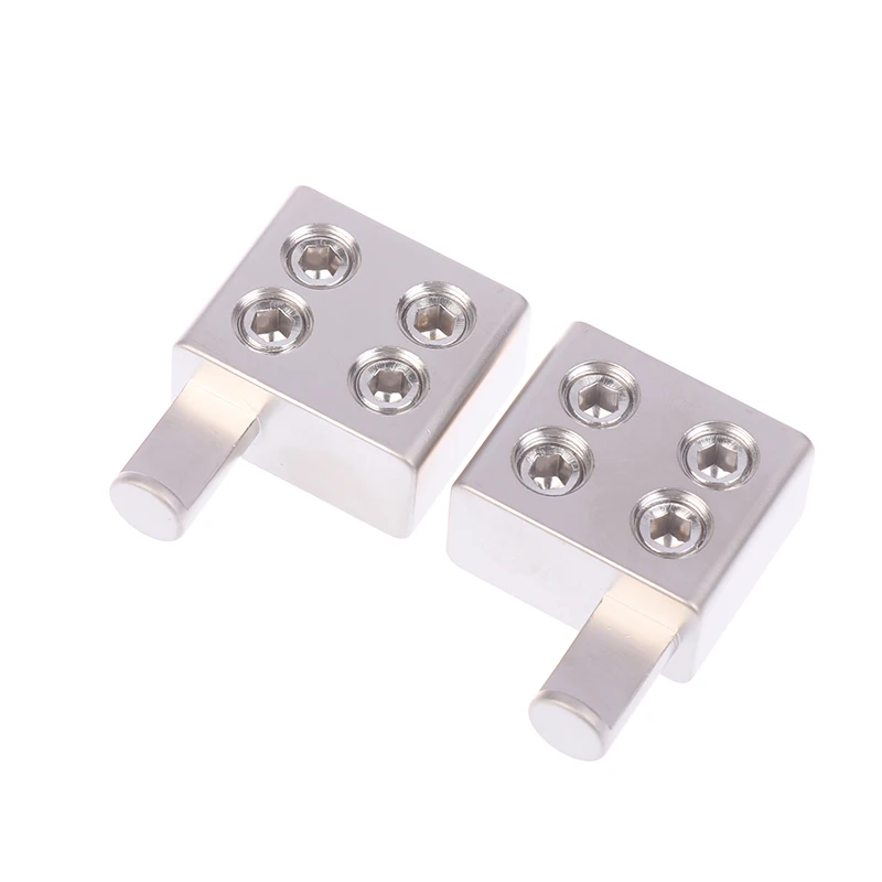 1 زوج سيارة مقسم صوت سلك إمداد الطاقة محطة مضخم الصوت المزدوج 1/0 مقياس إلى 1/0 مقياس أمبير المدخلات المخفضات التفريغ