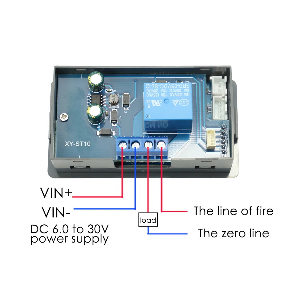 WI-fi-インテリジェント高精度サーモスタット,温度コントローラーモジュール,熱,アプリケーションタイマー,アラーム付き作業,DC6-30V