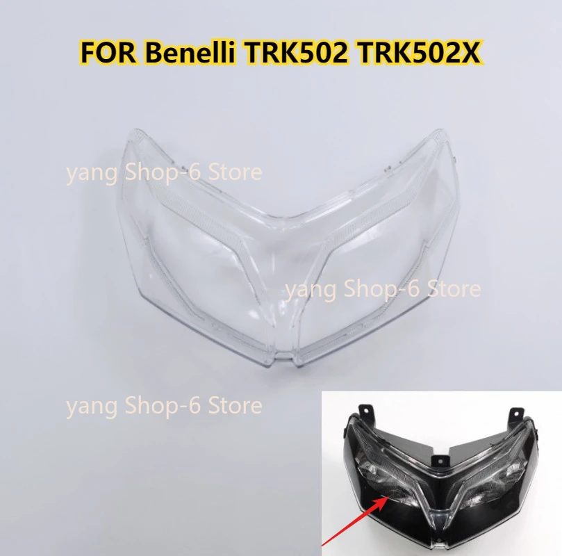 

1pc for Benelli TRK502 TRK502X TRK 502 BJ500GS-A Motorcycle Headlight Headlamp Housing Lampshade Headlight Plastic Shell