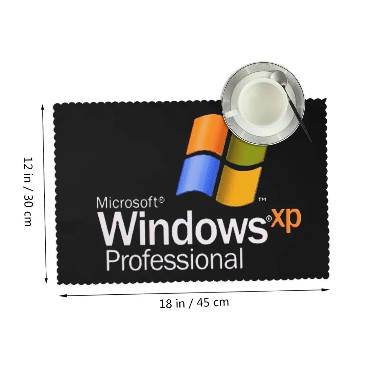 Windows XP Placemat Heat Resistant Plate Mat for Dining Table Bowl Coaster Super Absorbent Mats