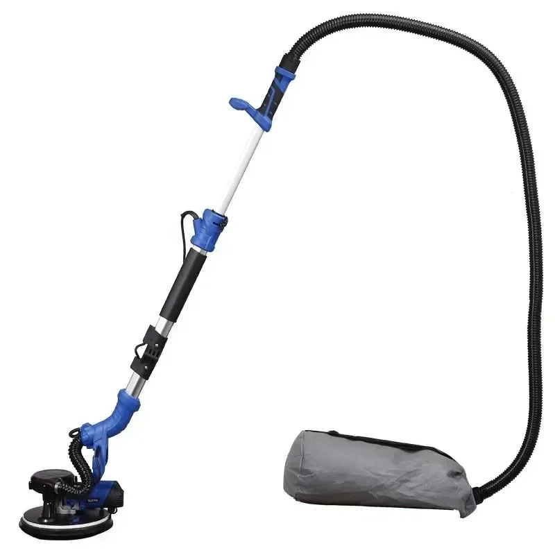 

AC220V 800W 9-inch handheld telescopic wall sanding and polishing machine, self-absorbing dust accumulation, 225mm sandpaper