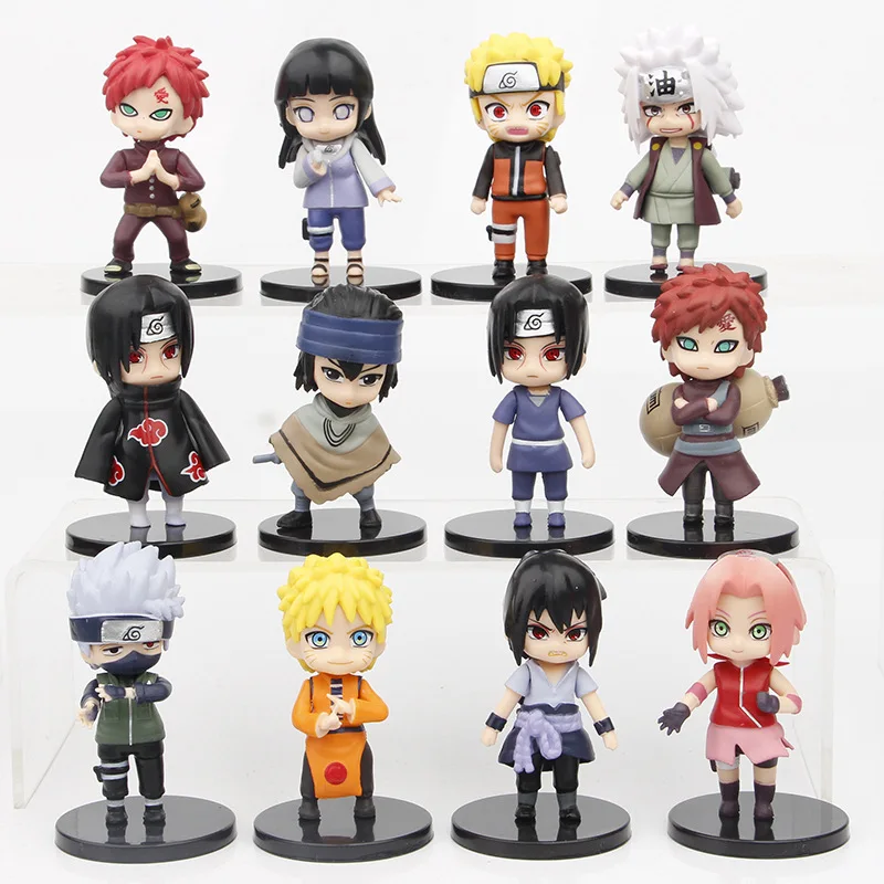 Naruto Versão Anime do Modelo da Mão do Personagem, Versão Q de Naruto do Carro, Exibição do Bolo, Caixa Cega, Twist Egg Doll, Presente