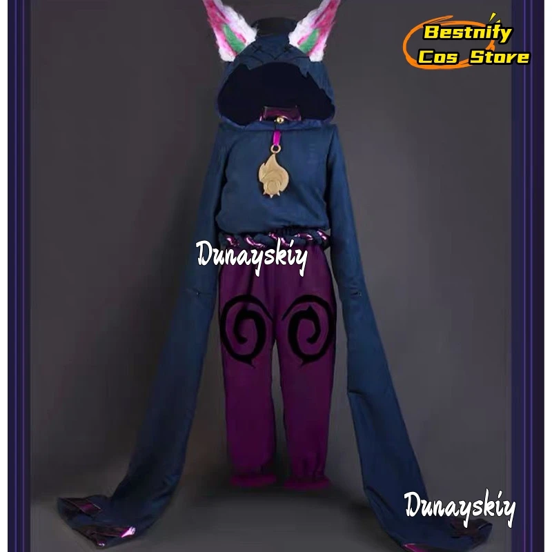 Косплейигры Lol Vex Dawnbringer, костюм для косплея, уши, шапки, зеленые парики, аксессуар, кавайный комплект, униформа, 2025 г., аниме, ролевая игра, сценический Cos