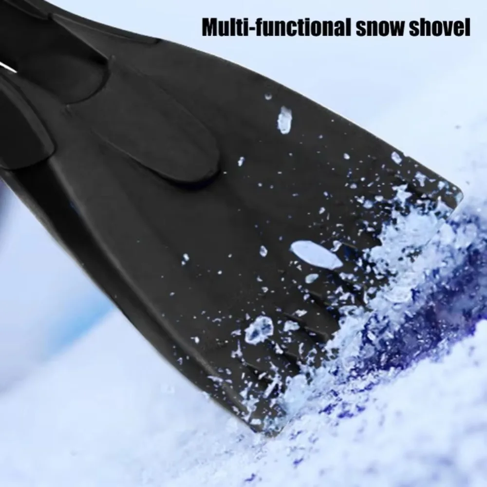 Easy to Use Silicone Car Ice Scrapers Soft Handle Multifunctional Snow Shovel Durable Winter Snow Cleaning Squeegee Tools