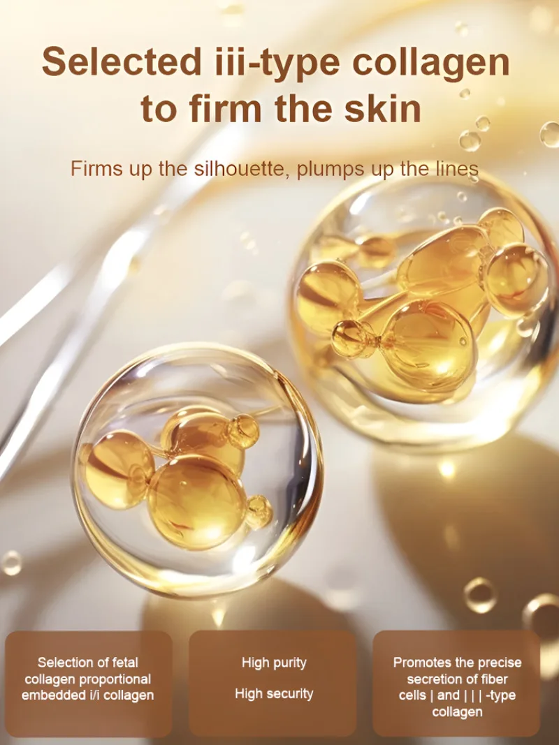 سمك السلمون توهج المياه المضادة للتجاعيد جوهر أمبولة الوجه جوهر المضادة للتجاعيد ترطيب جوهر الكولاجين المغذي