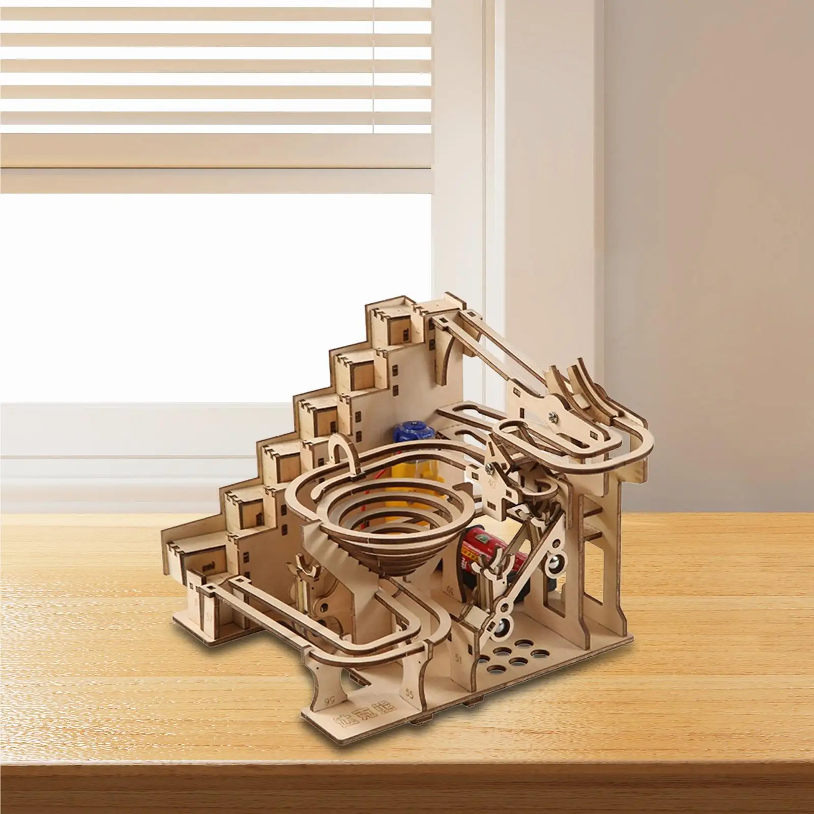 3D Wooden Puzzle DIY Marble Run Model for Teens Adults Valentines Day Gift