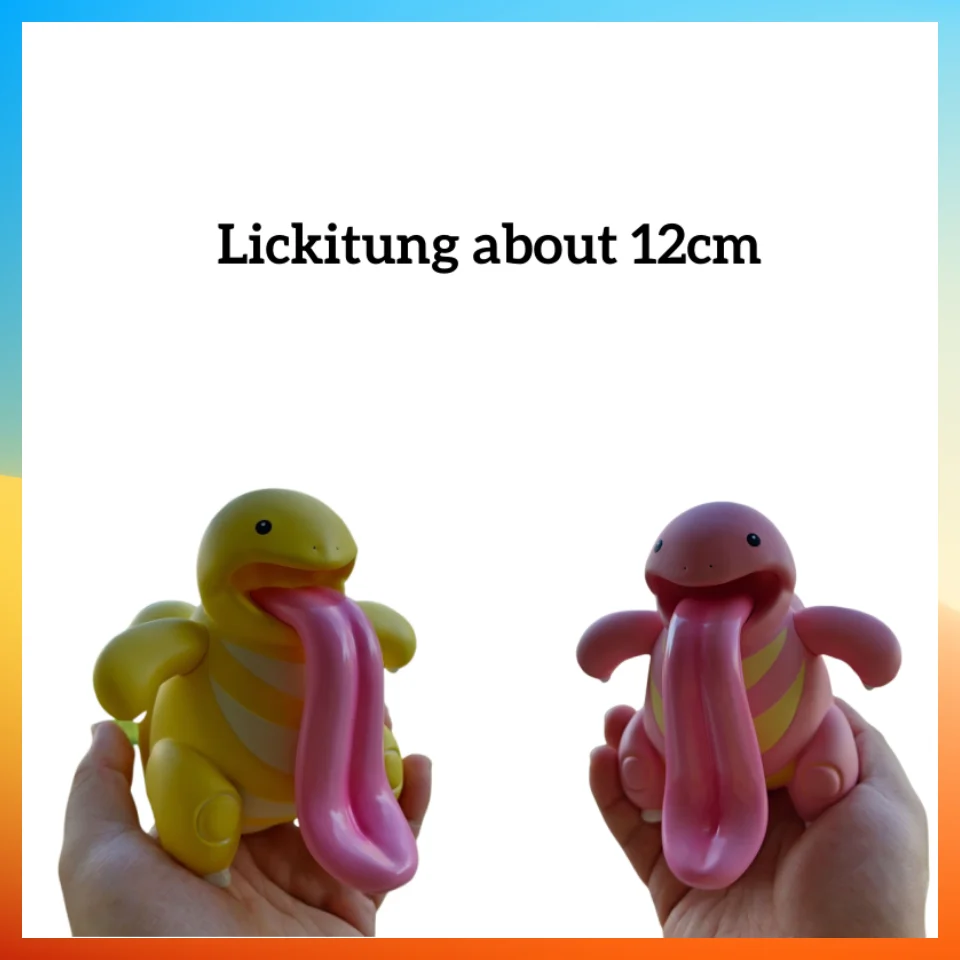 

NEW Pokemon 1/10 3d Illustrated Handbook Completion Plan Series Lickitung Figures Model Resin Pu Figurine Decor Toy Gift