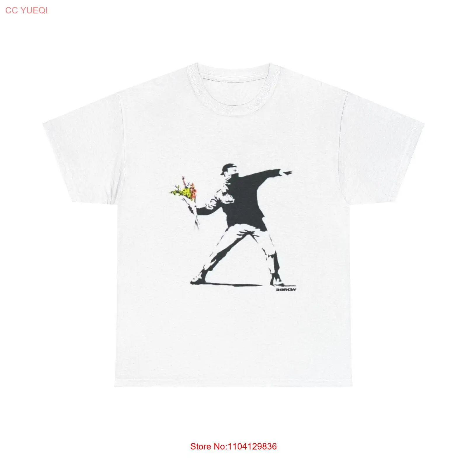 

Banksey T Shirt Vintage Art Painting New York Unisex Heavy Cotton Tee