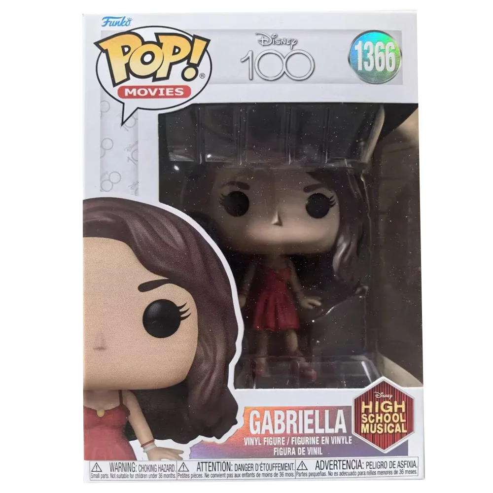 Nuevos Funkos de Disney: High School Musical 100 Aniversario, Gabriella # 1366 Figuras de Acción de Vinilo, Juguetes, Muñecas, Regalos para Niños