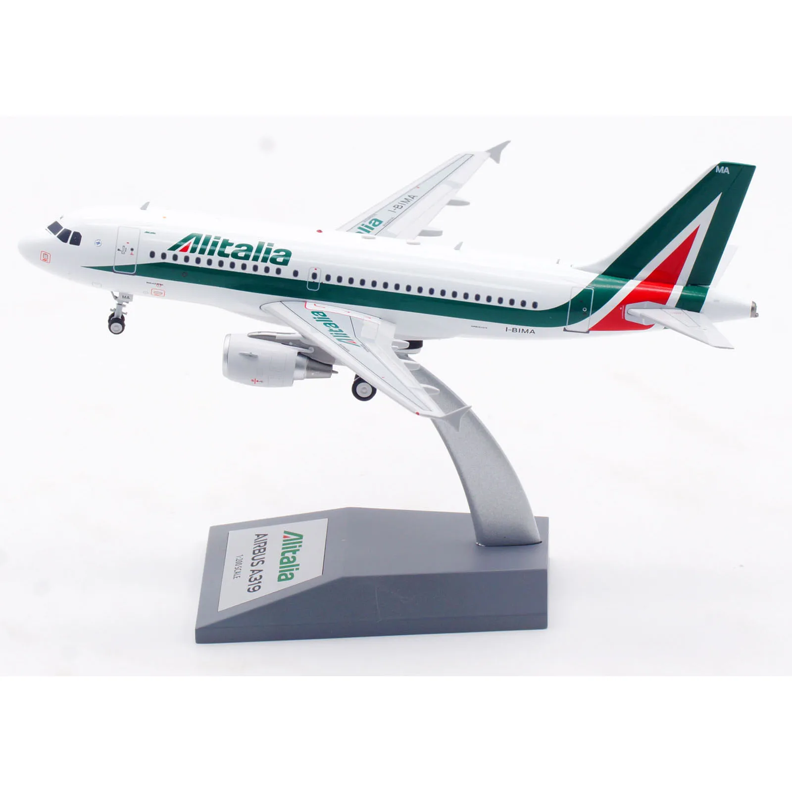 IF319AZ1223 Alloy Collectible Plane Gift INFLIGHT 1:200 Alitalia Airlines Airbus A319 Diecast Aircraft Jet Model I-BIMA