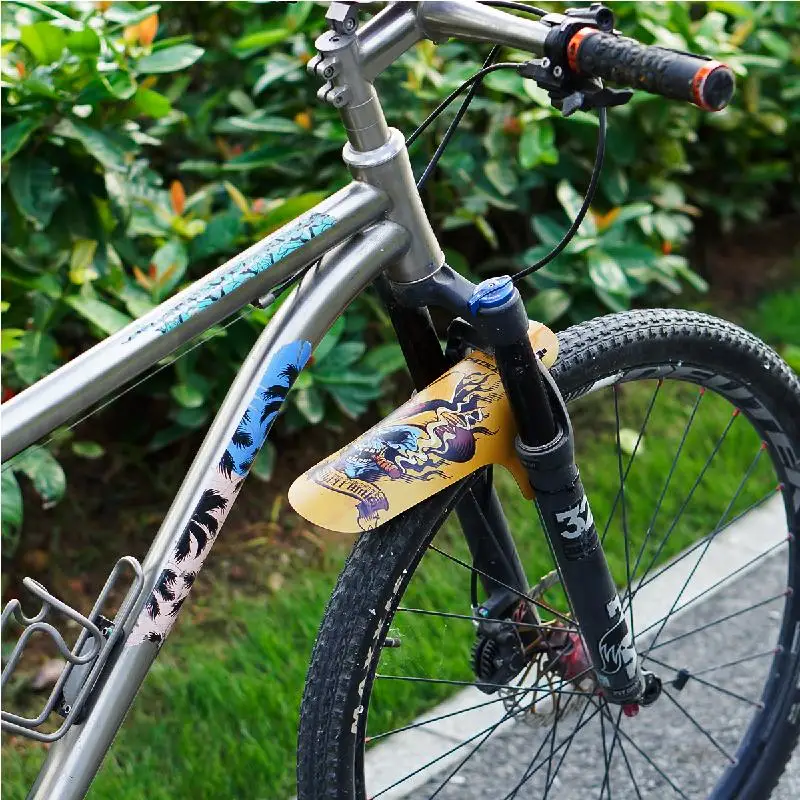 Chooee Fahrradzubehör Fahrrad Kotflügel Kotflügel MTB Mountain Road Radfahren Schlammschutz Vorder-/Hinterradflügel 1 Stück PP5 Material – Detail 7
