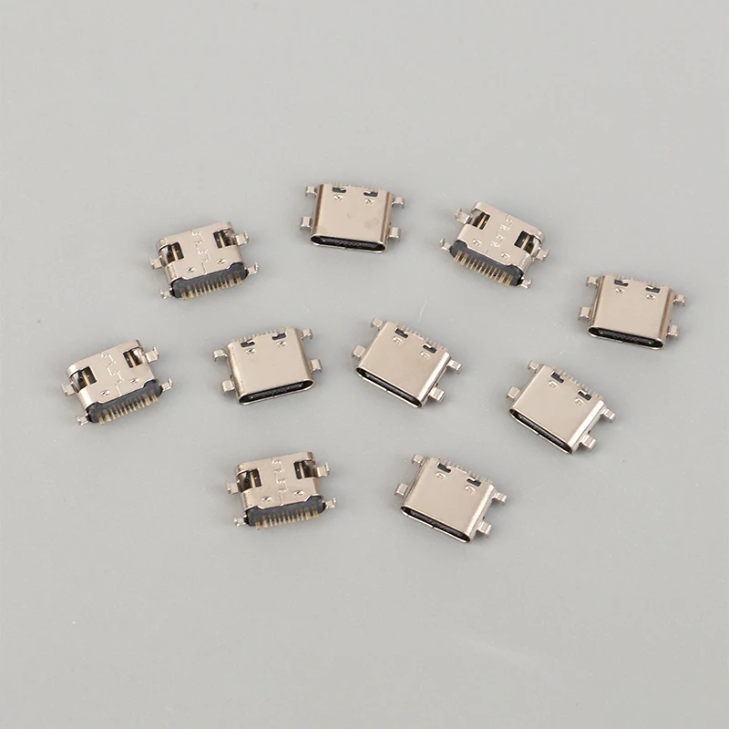 Gran oferta, 10 Uds., puerto de carga USB tipo C para Teclast M40 P20HD P20, conector de enchufe de carga USB C