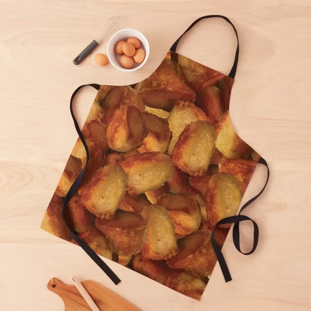 Roasties Photograph - Roast Potato Apron Home and kitchen products Restaurant Apron