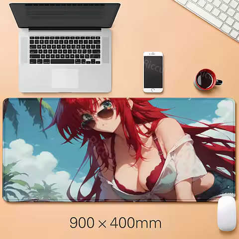 1pc-Anime High School DxD Floor teclado mecánico mouse pad Desk Mat With mousepad Gaming Accessories Prime Gaming XXL Keyboard