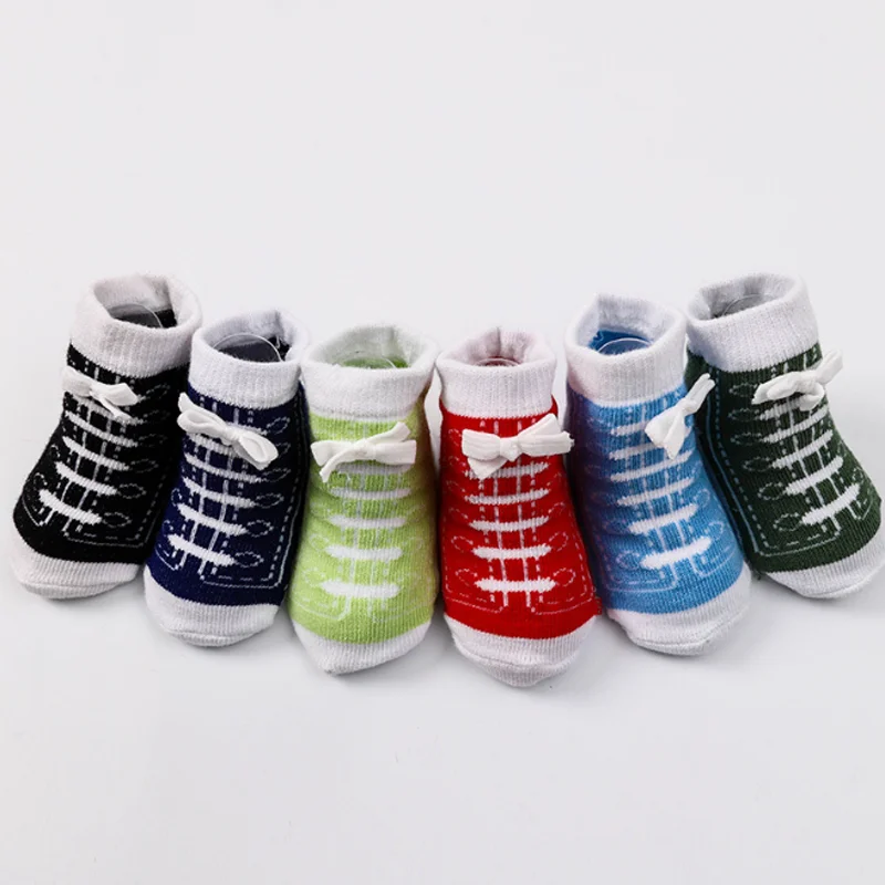 3Pair/lot New 0-12 Months Baby Socks Casual Boys Girls Baby Foot Socks