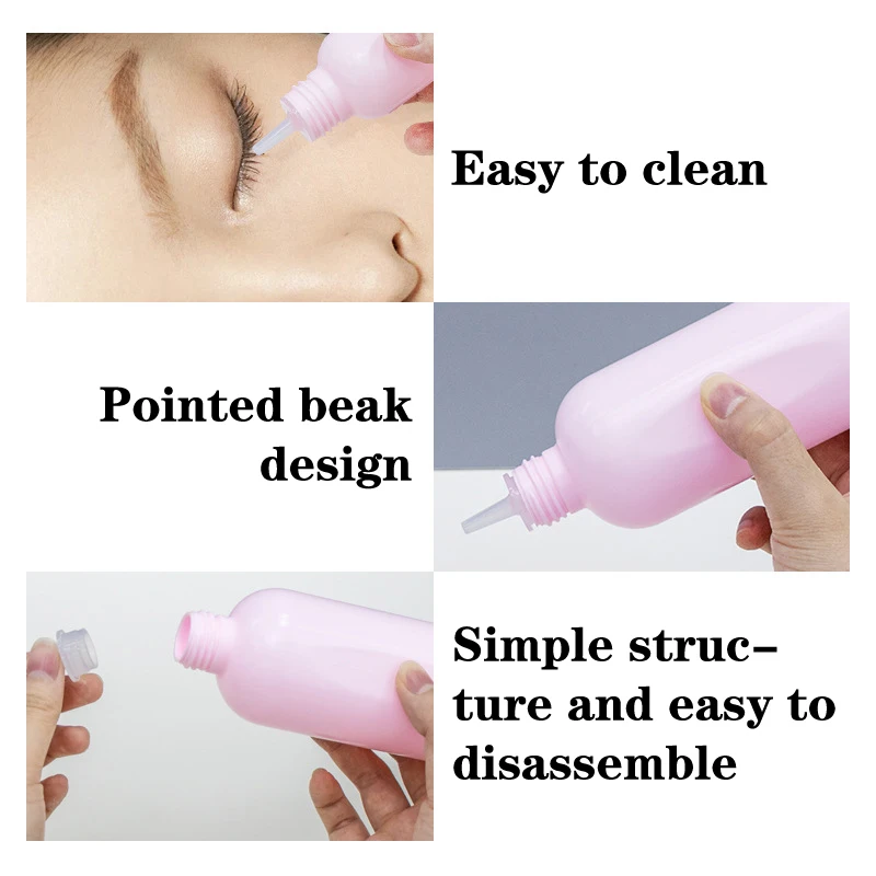 150ml Water Squirt Bottle Safety Rinse Bottle Watering Tools Plastic Squeeze Washing Bottle For Eyelash Extension Tattoo