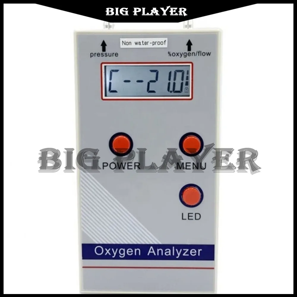 Digital Oxygen Concentration Detector - Portable Professional O2 Meter With Accurate Reading