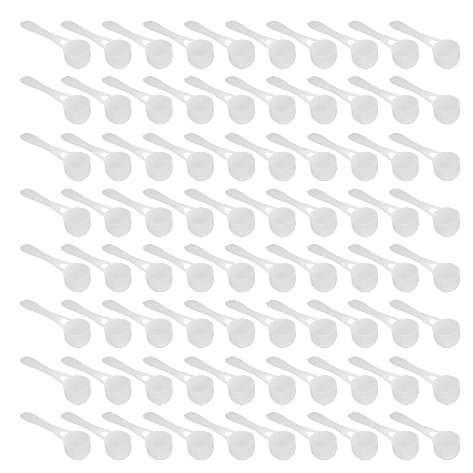 

100 Pcs Measuring Spoon Milk Powder Dosing Spoons Food Weighing Scoop Quantitative