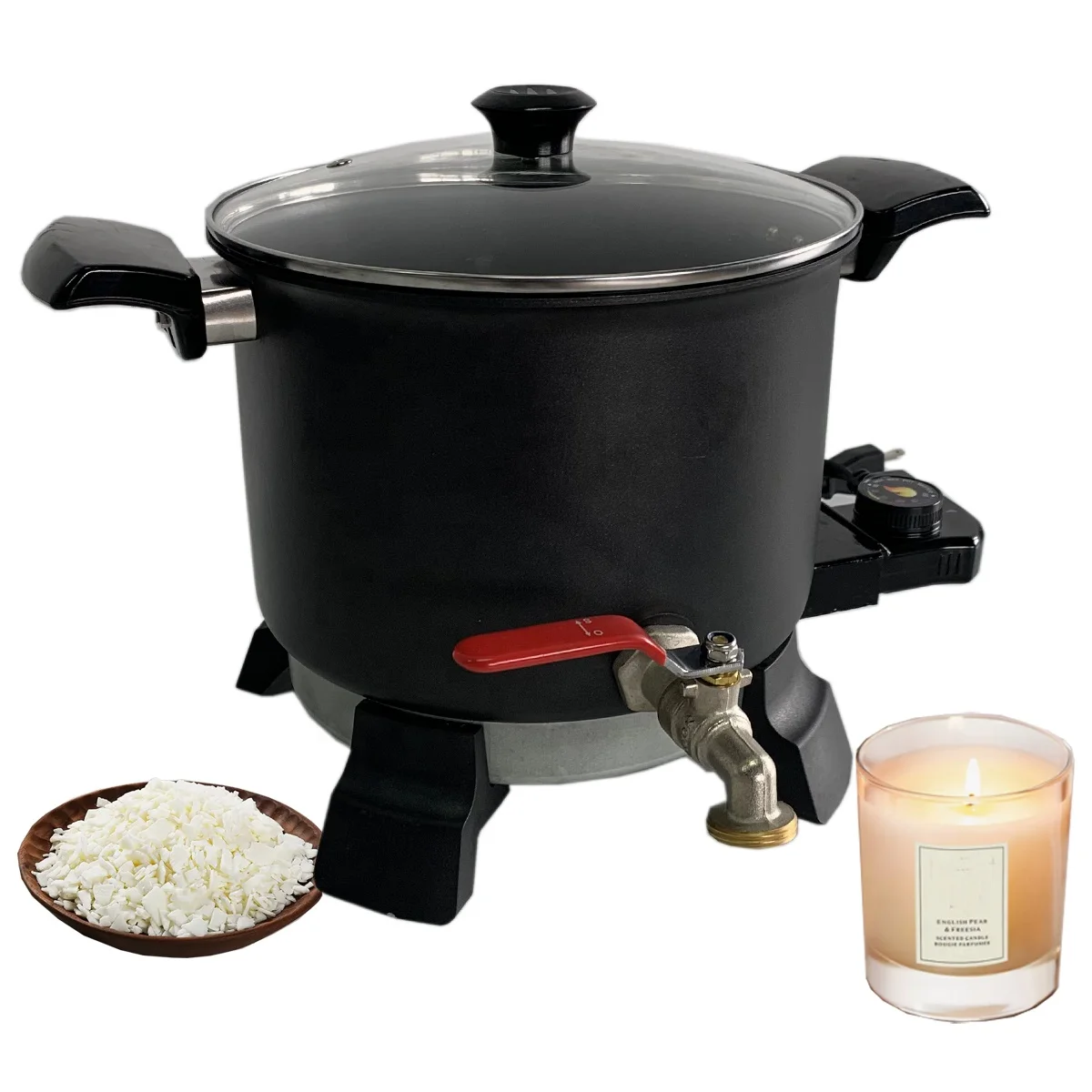 Dontalen 5L Non-Stick black candle wax melter candle making equipment