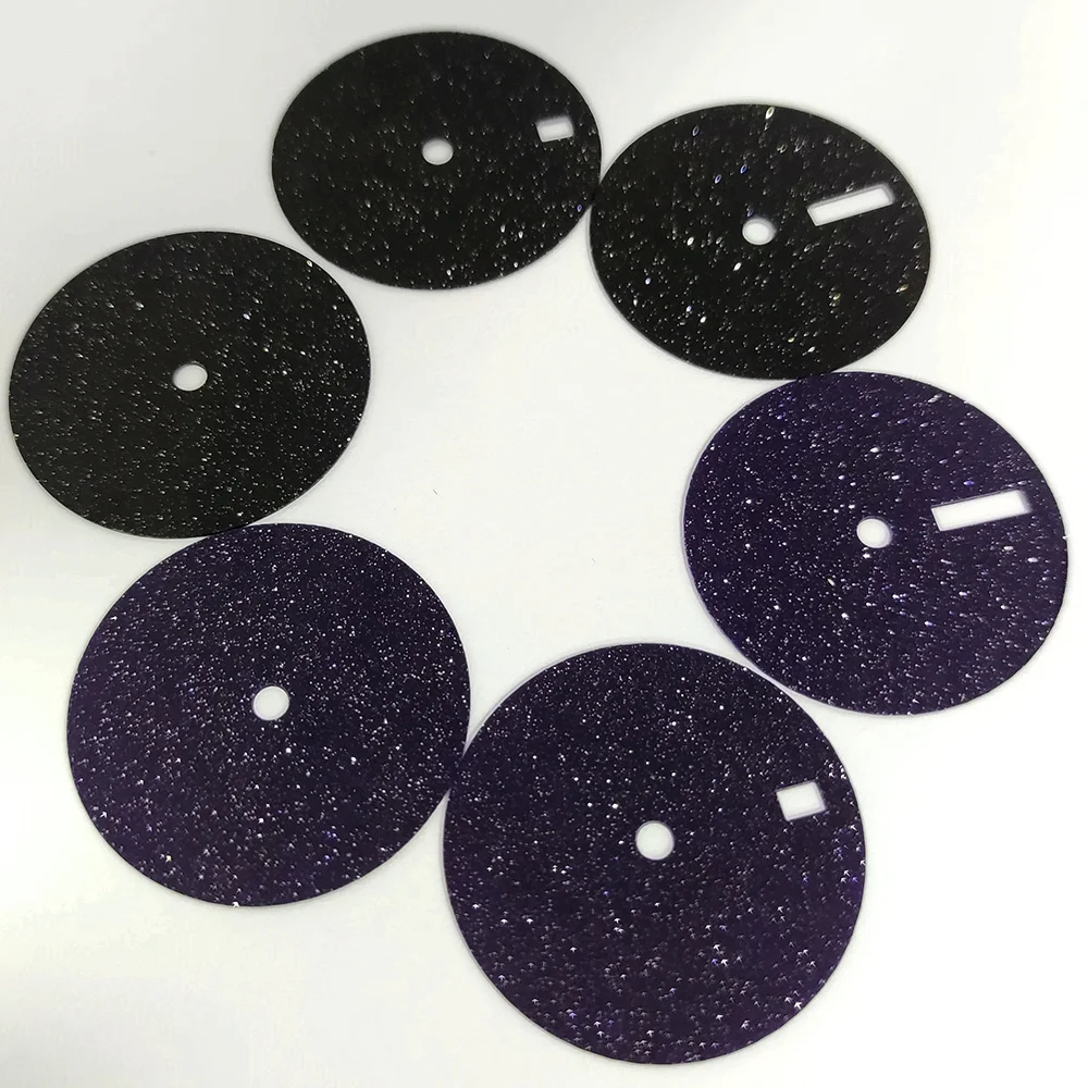 Single ou Dual Calendar Luminous Watch Dial, Acessórios Movimento, Assista Parte Personalização, 28,5 milímetros