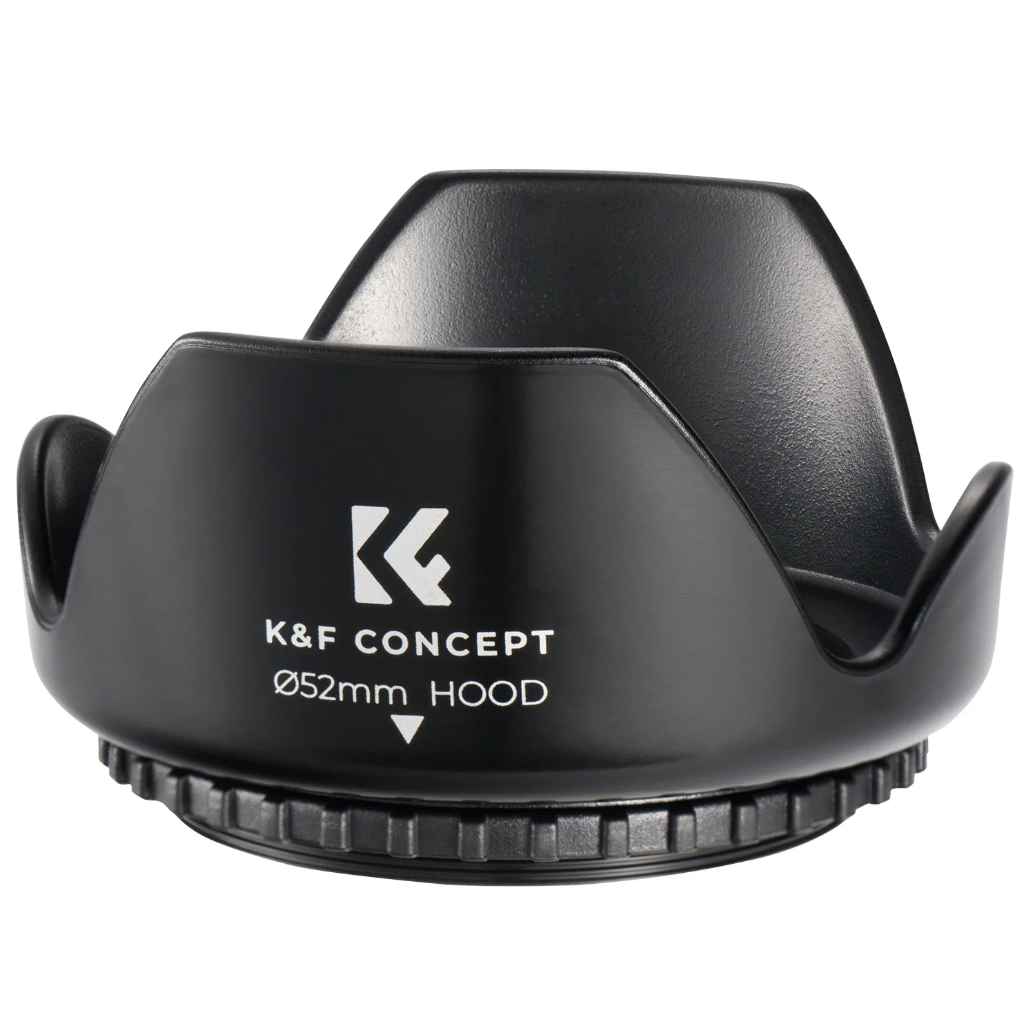 K&F CONCEPT Tulip Flower Lenskap 52/58/67mm Schroefbare lenskap Universeel met reinigingsdoekje voor Canon Sony camera's