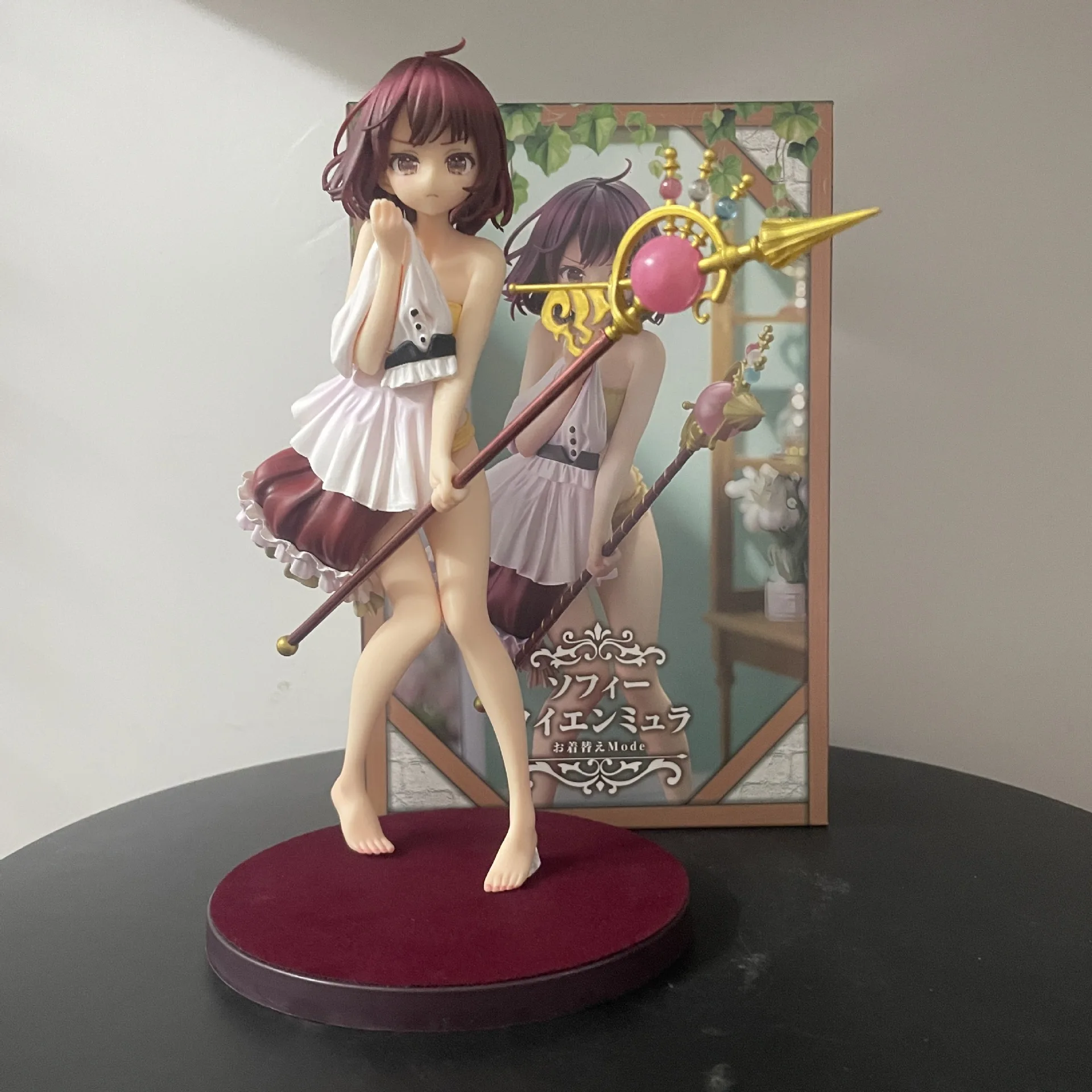 جديد 22 سنتيمتر أنيمي أتيليه صوفي Fushigi Na Hon No Renkinjutsushi صوفي Neuenmuller عمل الشكل البلاستيكية لعبة لعبة GK نموذج دمية