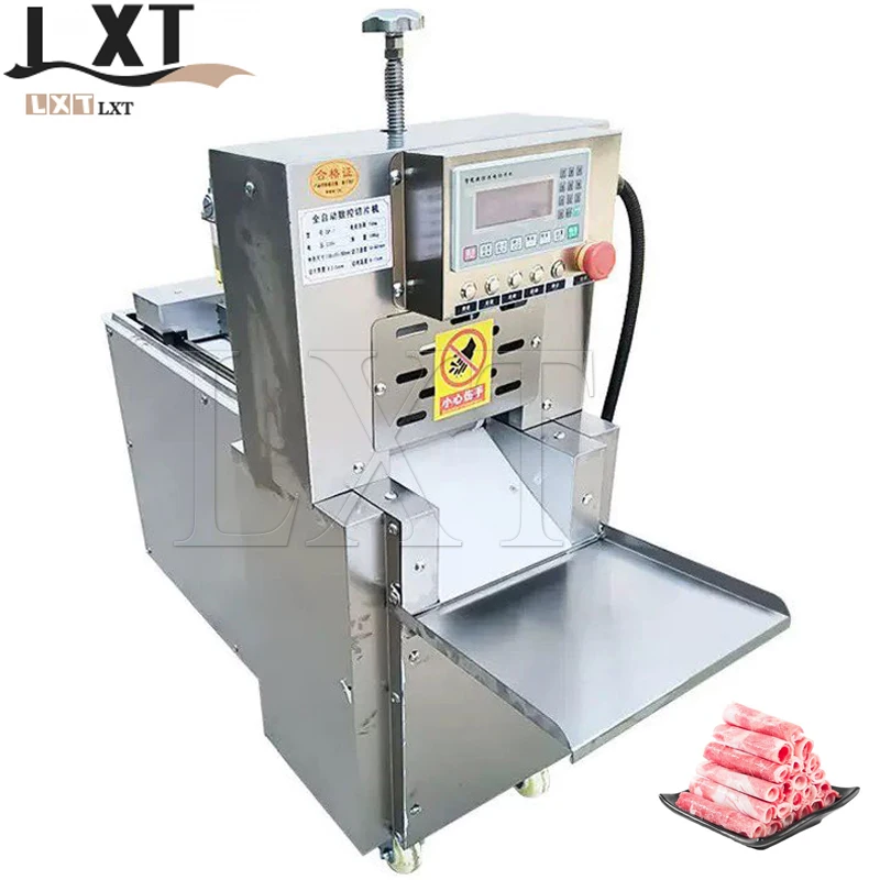 

Коммерческий резак для рулетов с ножками ягненка, автоматическая машина для резки замороженной говядины, баранины, свинины