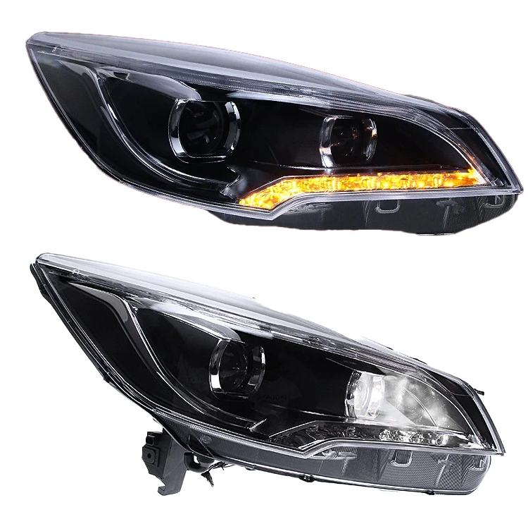 

STLFMJ LED Headlight Head Lamp Upgrade for Fords KUGA MK2 2013-2016 6000k Color 12V Car Accessories Front Light Projectors