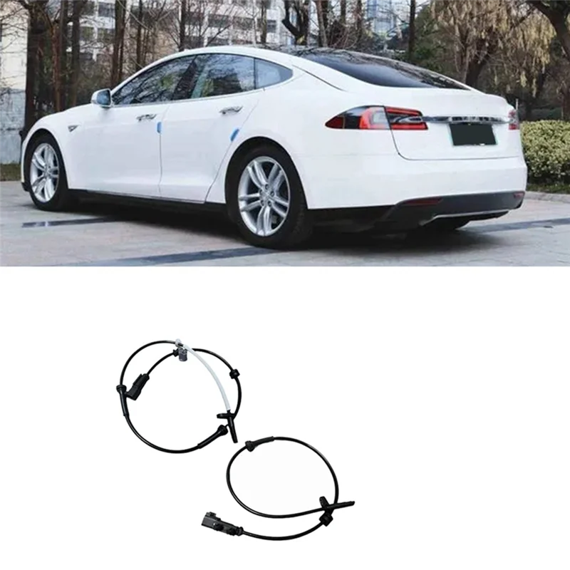 

Unusual 1Set Front Rear Wheel Speed Sensor 6009167-00-A 6006366-00-B For Tesla Model S 2012-2016 ABS Sensor 600916700A 600636600