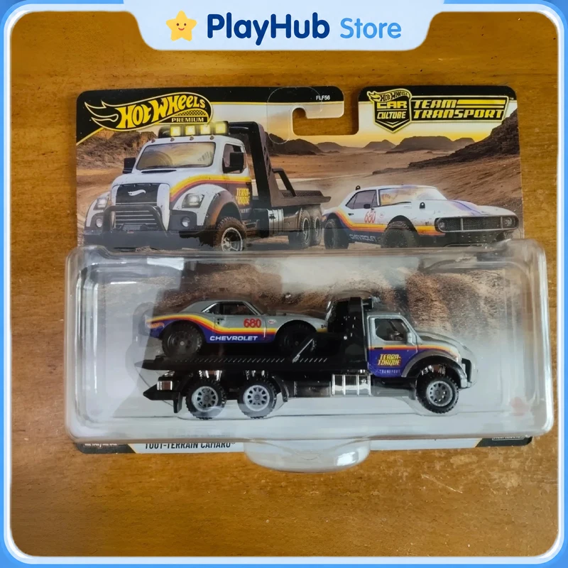 Hot Wheels Gold Label Diecast Toy Camaro Off-Road Transport Fleet Metal Base Rubber Tires Model Car Collectible Holiday Gift