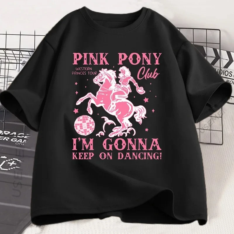Chappell Roan T Shirt Pink Pony Club Tshirt Midwest Princess Tour Band Concert Musice Tee Short Sleeve T-shirt Woman Clothes