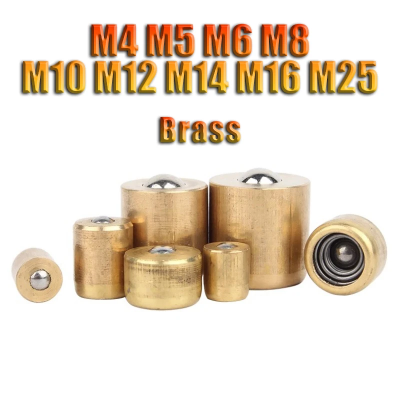 

1-20PCS Press fit ball oiler Brass Push Button oiler M4 M5 M6 M8 M10 M12 M14 M16 M25 for Gas Engine Motor Oil Grease oil cup