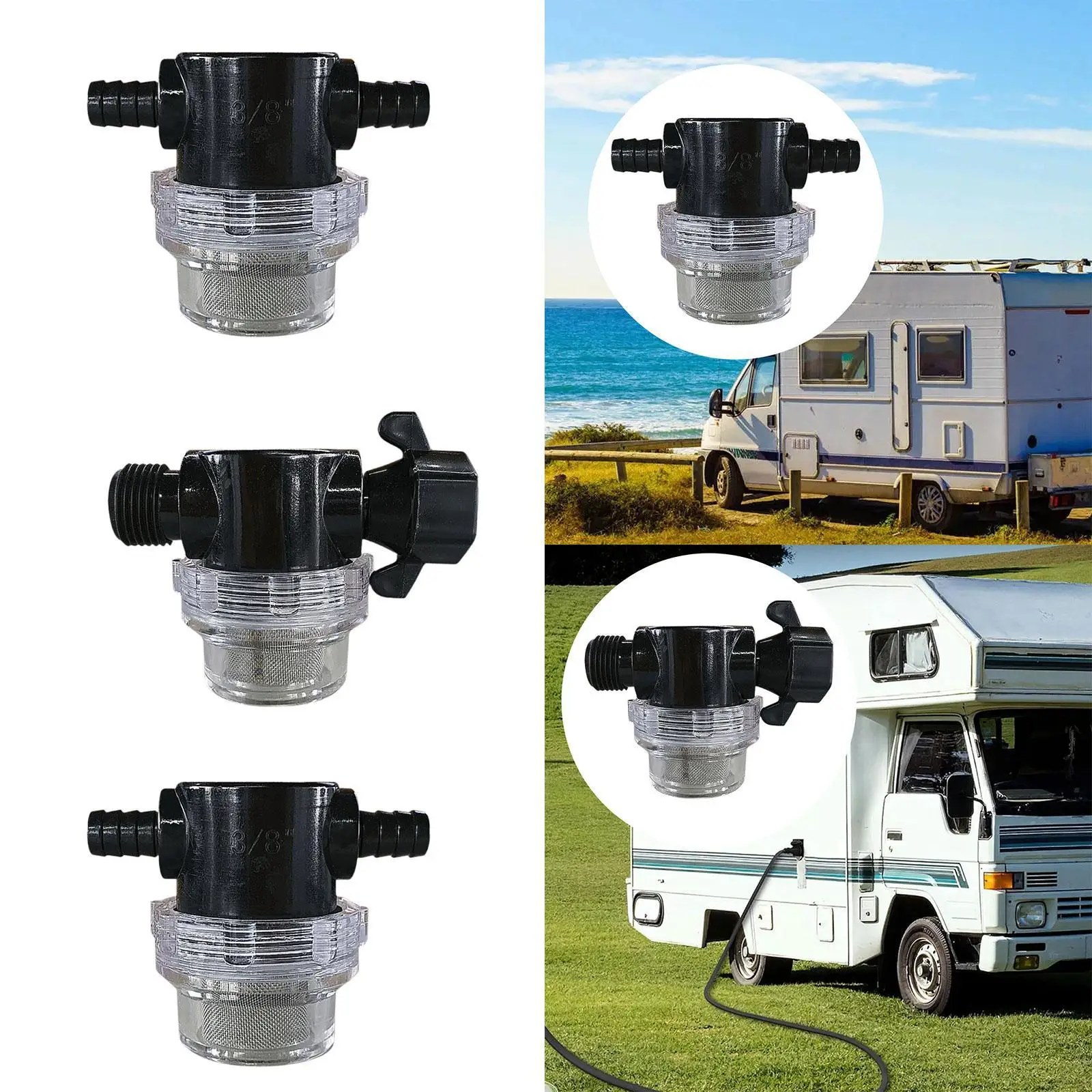 

Линейный фильтр, 50-местный фильтр из нержавеющей стали, сетчатый водяной насос, фильтр для скруббера для пола, распылитель, лодка, автомойка, водяной насос