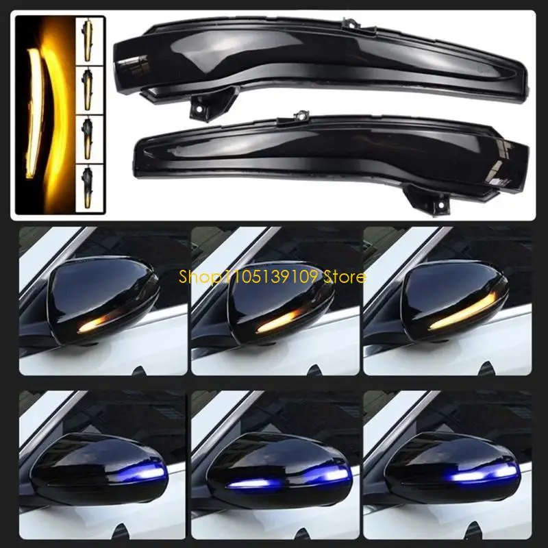 ضوء إشارة الدوران المتسلسل ل W205 C180 C200 C250 C300 C350 استبدال Auto Excessory Side Light