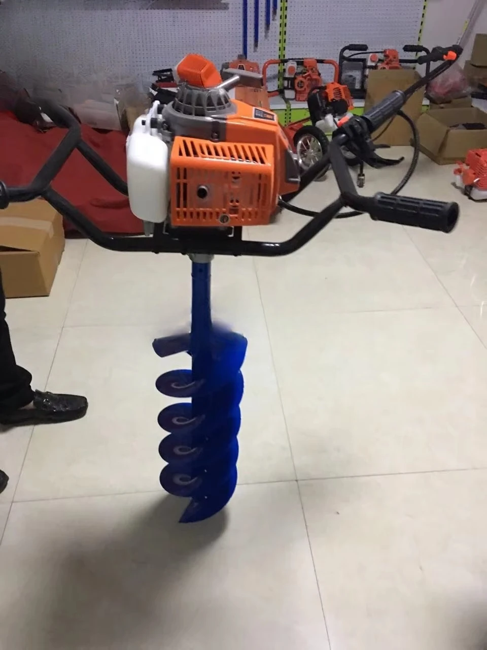 Tree Planting Digging Machines / Ground Hole Drill / Earth Auger Portable Ground Drill Garden High Power Plant Puncher