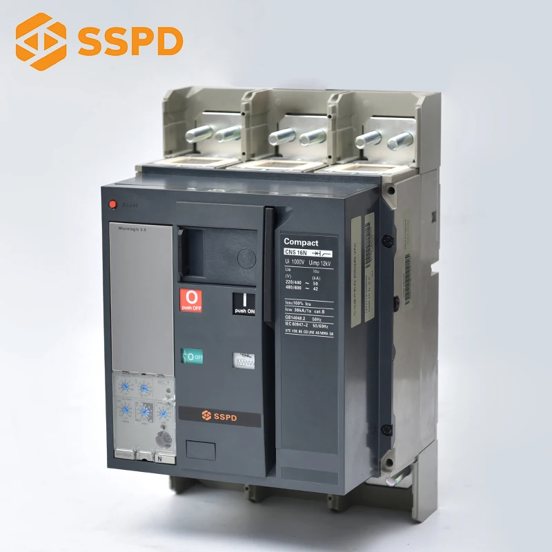 

New Type Moulded case Circuit Breaker of NS 16N 3P Mic2.0 With Motor Mechanism Fixed Electrically Operated 1600A