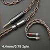 単結晶銅ヘッドセット,hifi occ laraフラッグシップ,7n,凍結occ,4.4mmバランス,0.78mm,cx,ヨークシャー構造,アップグレードケーブル 2