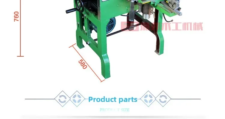 آلات النجارة لسطح المكتب بفتحة مربعة آلة متعددة الأغراض/مطوي/منشار/مسوي كهربائي متعدد الوظائف عشرة في واحد #5