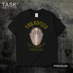 Ancient Creatures Trilobite Printing Natural Science Creative T-Shirt Cotton O-Neck Short Sleeve Men's T Shirt New Size S-3XL