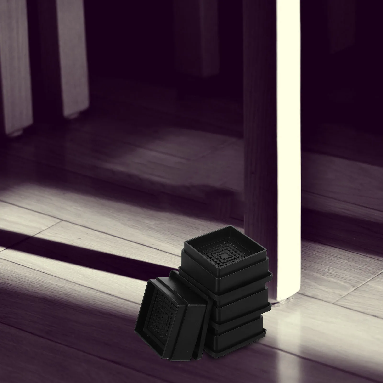 4 قطعة سرير مطاطي قابل للتكديس رافع أثاث غير قابل للانزلاق لكرسي الأريكة وطاولة الساق تمديد وسادة رفع الأريكة #2