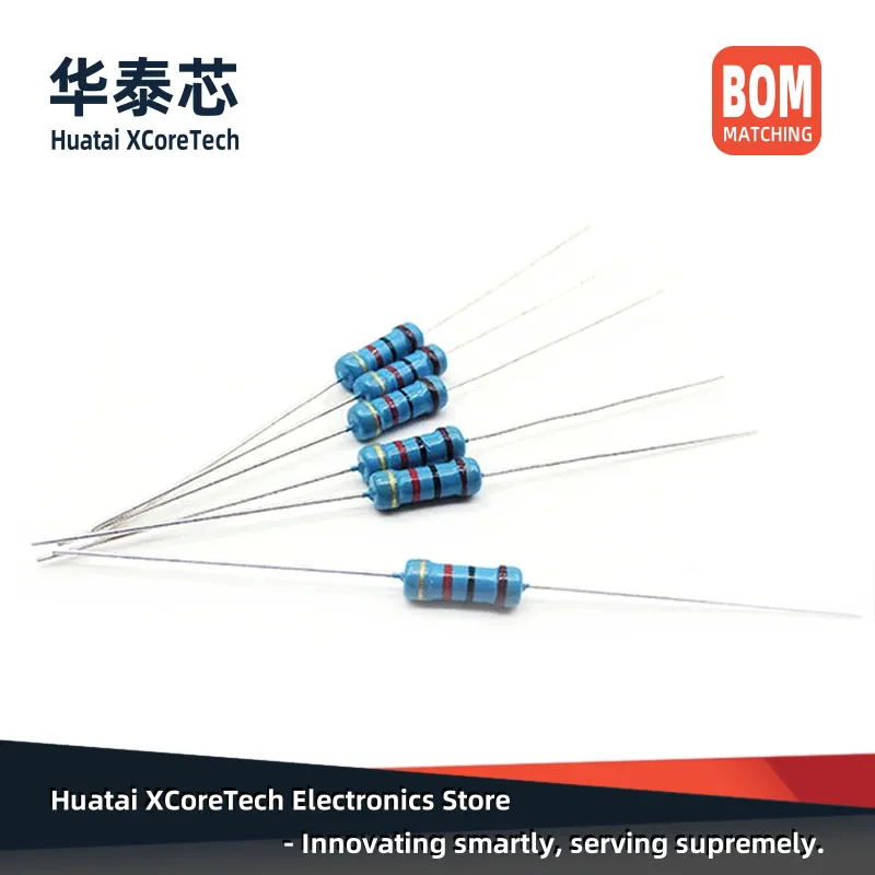 50PCS DIP Carbon Film Color Ring Resistor 1/2W(0.5W) ±5% 4.7R 5.1R 5.6R 6.2R 6.8R 7.5R 8.2R 9.1Ω 10Ω 11Ω 12Ω 13Ω 15Ω 18Ω(Ohm)