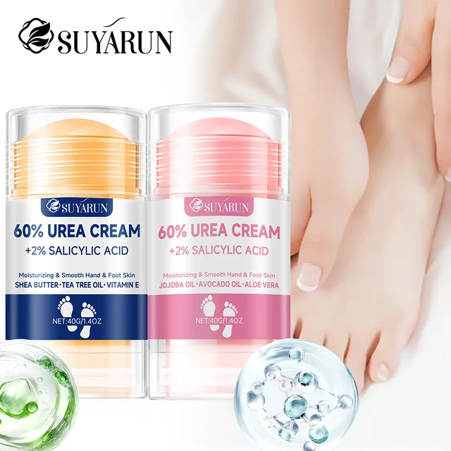 SUYARUN 60% Urea Foot Cream Stick - Moisturizing & Exfoliating, Cracked Heel Repair, Deep Hydration for Dry Feet, Long Protectio SUYARUN 60% Urea Foot Cream Stick - Moisturizing & Exfoliating, Cracked Heel Repair, Deep Hydration for Dry Feet, Long Protectio