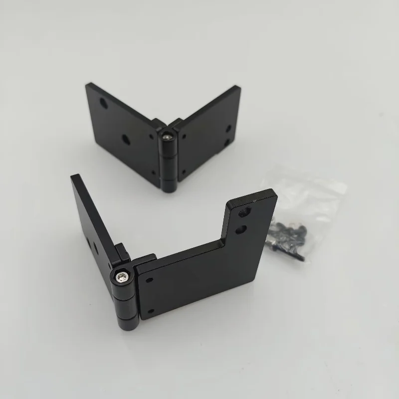 Funssor Creality K1/K1C 3D Printer Aluminum CNC 270 Degree Door Damped Hinge Adjustable Upgrade Kit