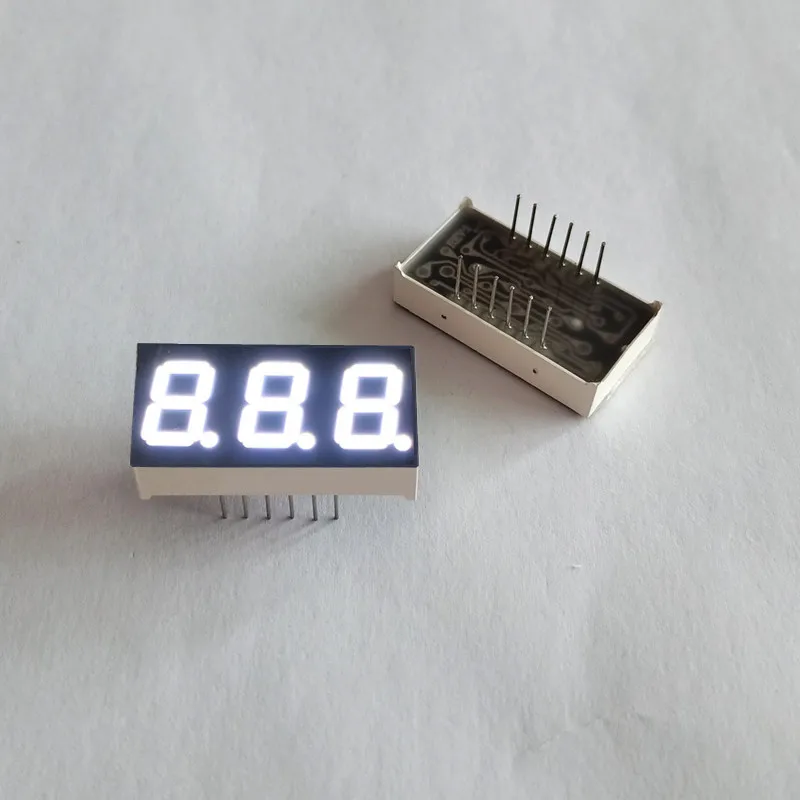10 قطعة 0.4 بوصة 3Bit الضوء الأبيض وحدة رقمية KYX-4301AW/BW 30*16*7 مللي متر 12Pin LED Digitron الأنود المشترك الكاثود أنبوب رقمي