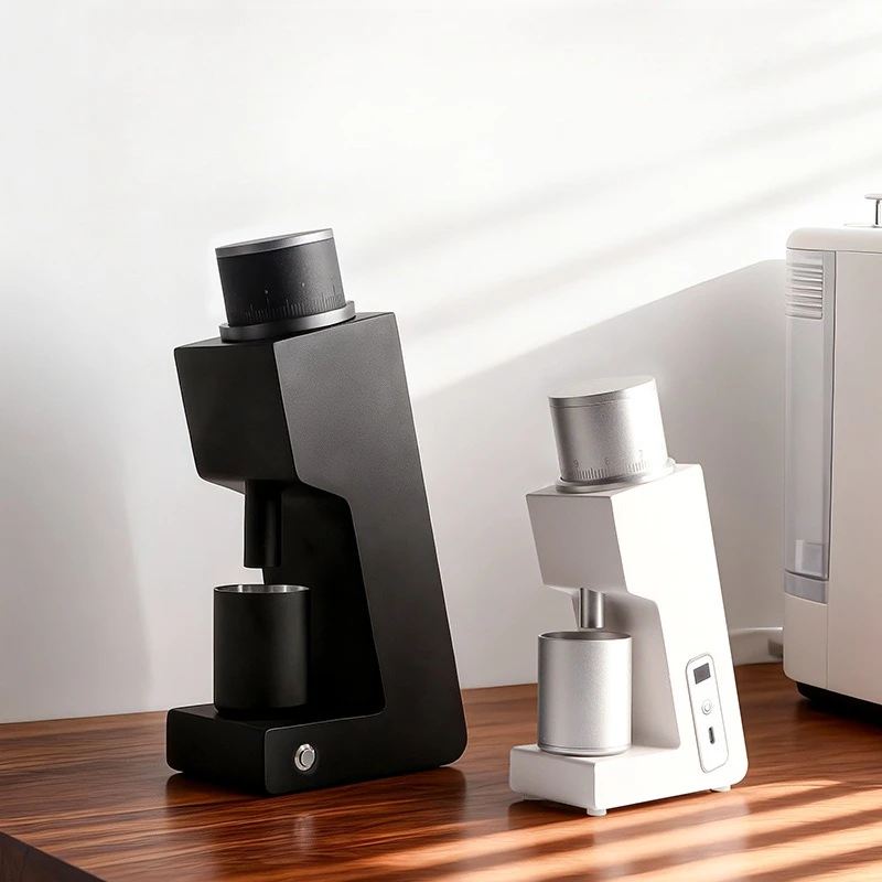 Electric coffee bean grinder Italian hand brewed coffee bean flour grinder seven-core cone knife stepless electric bean grinder