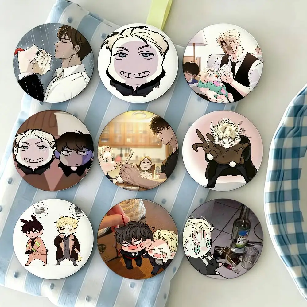 

Manga C-Codename Anastasia Brooches Cartoon Badge Pins Backpack Hat Accessories Friend Gift